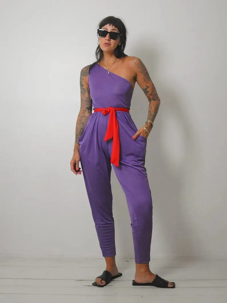 1970's One Shoulder Jumpsuit