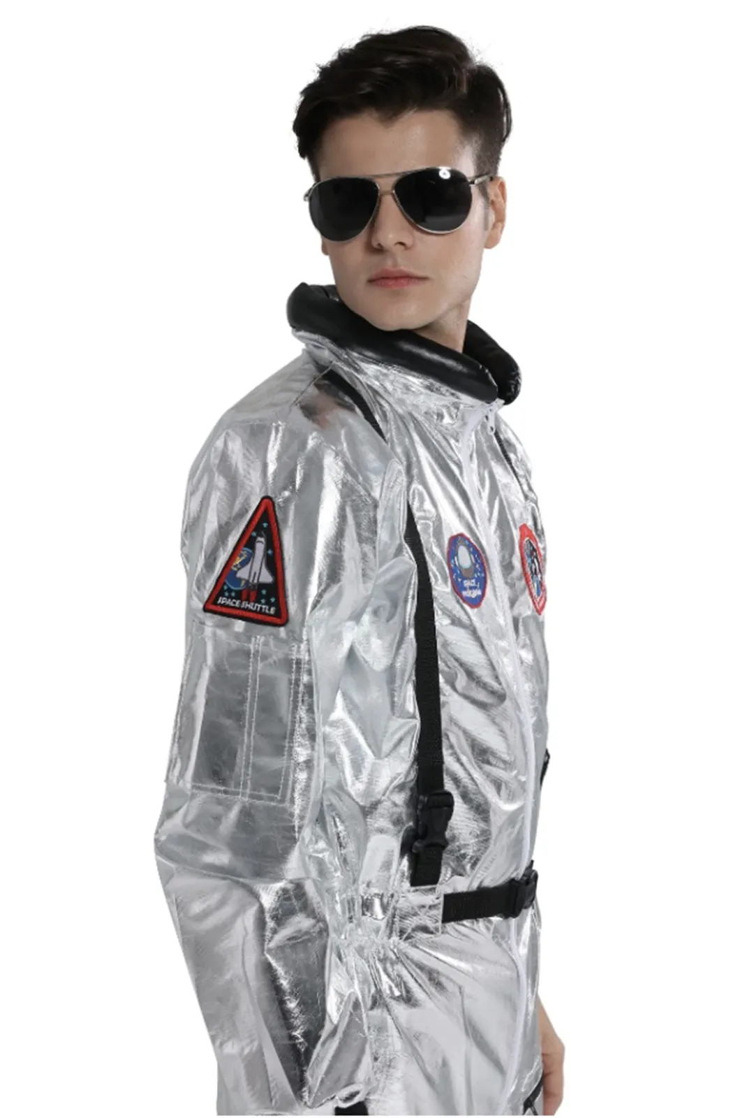 Adult Metallic Astronaut Costume