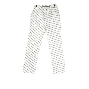 Alexander Wang Pants Denim White Print Logo