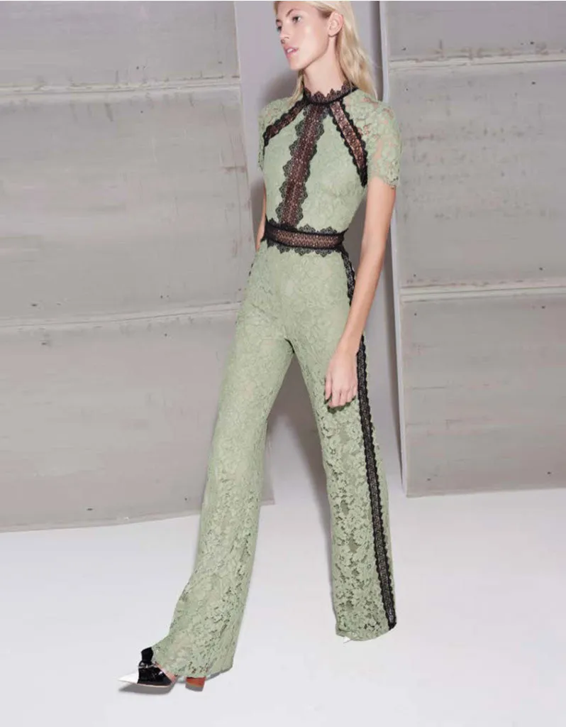 Alexis Claudel Lace Jumpsuit