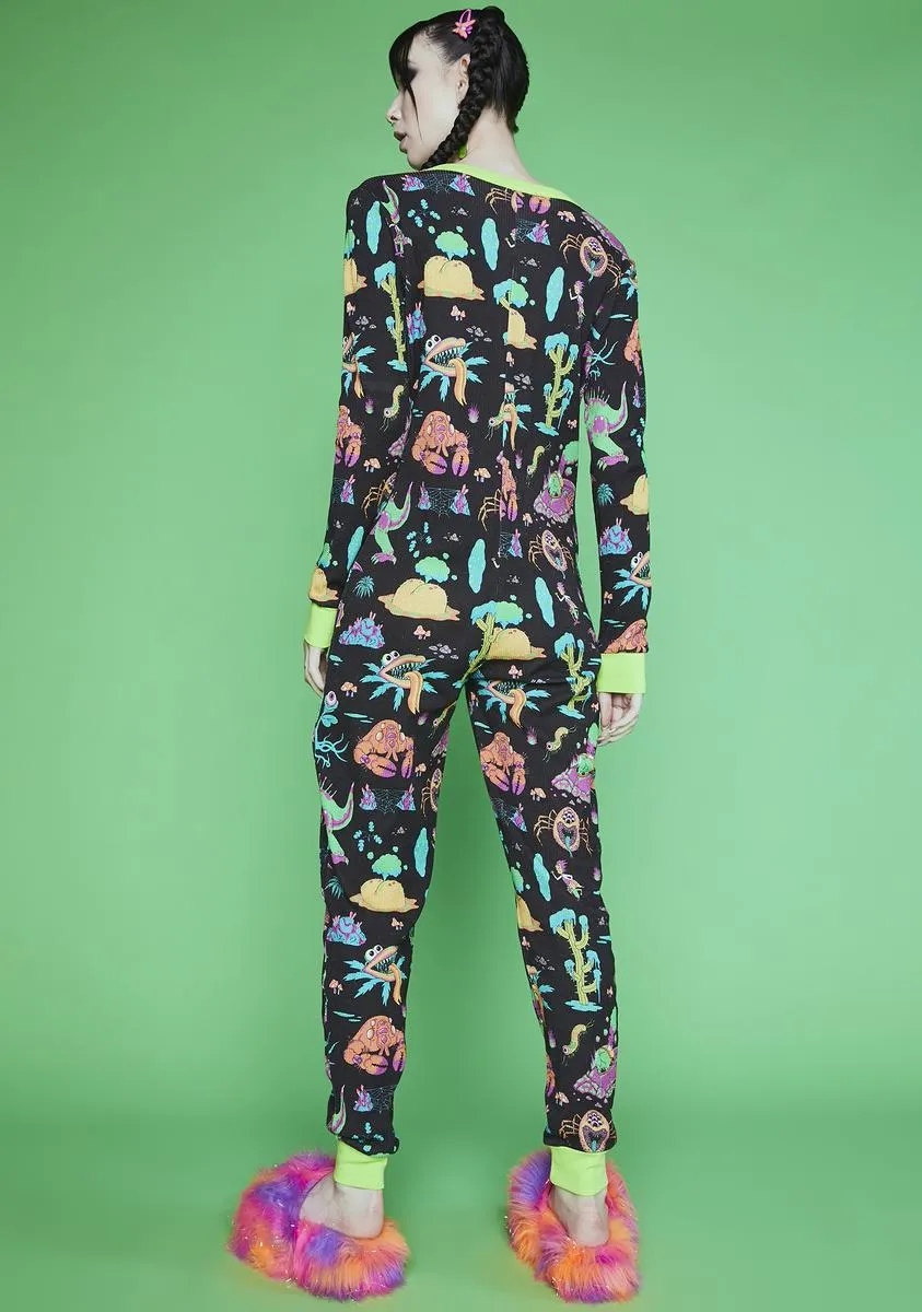 Alien Friends Thermal Onesie