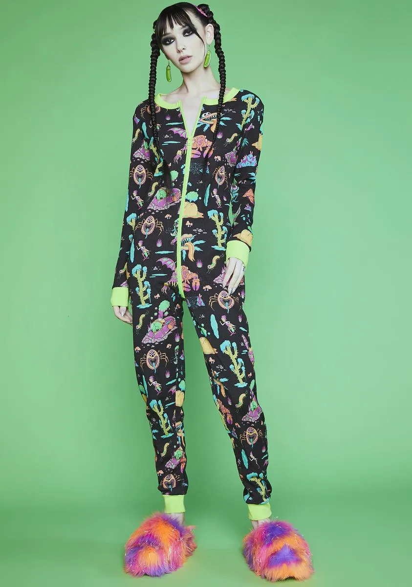 Alien Friends Thermal Onesie