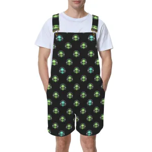 alien listener 2 Unisex Shorts Suspender Jumpsuit (Model L78)