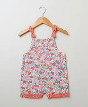 All-over Floral Print Dungaree