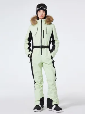 ARCTIC QUEEN Insulated Fur Hood One Piece - Women's