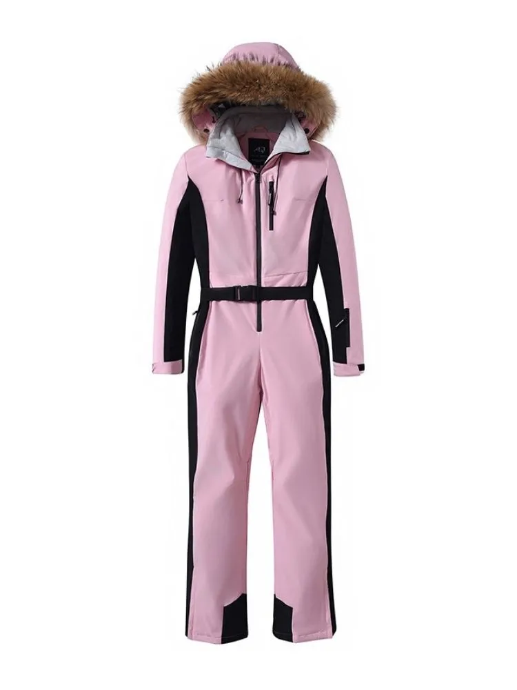 ARCTIC QUEEN Insulated Fur Hood One Piece - Women's