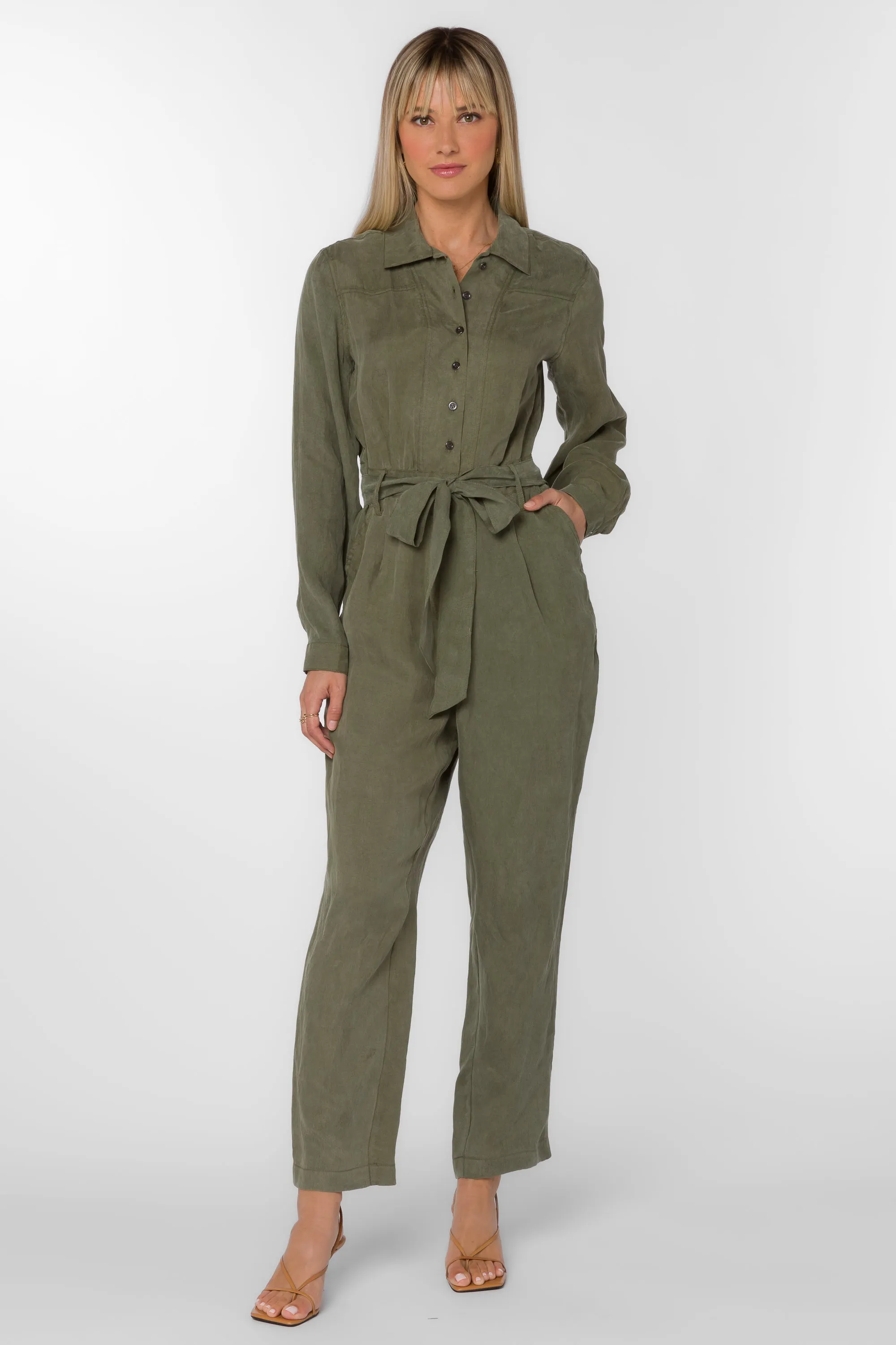 Arkin Olive Jumpsuit