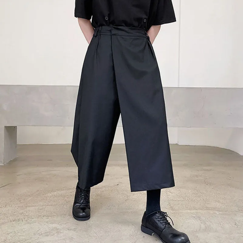 Asymmetric Wide-leg Culottes