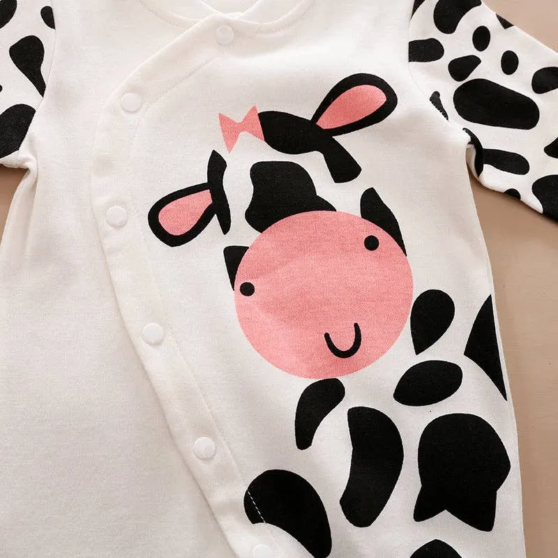 Baby Cow Print Jumpsuit