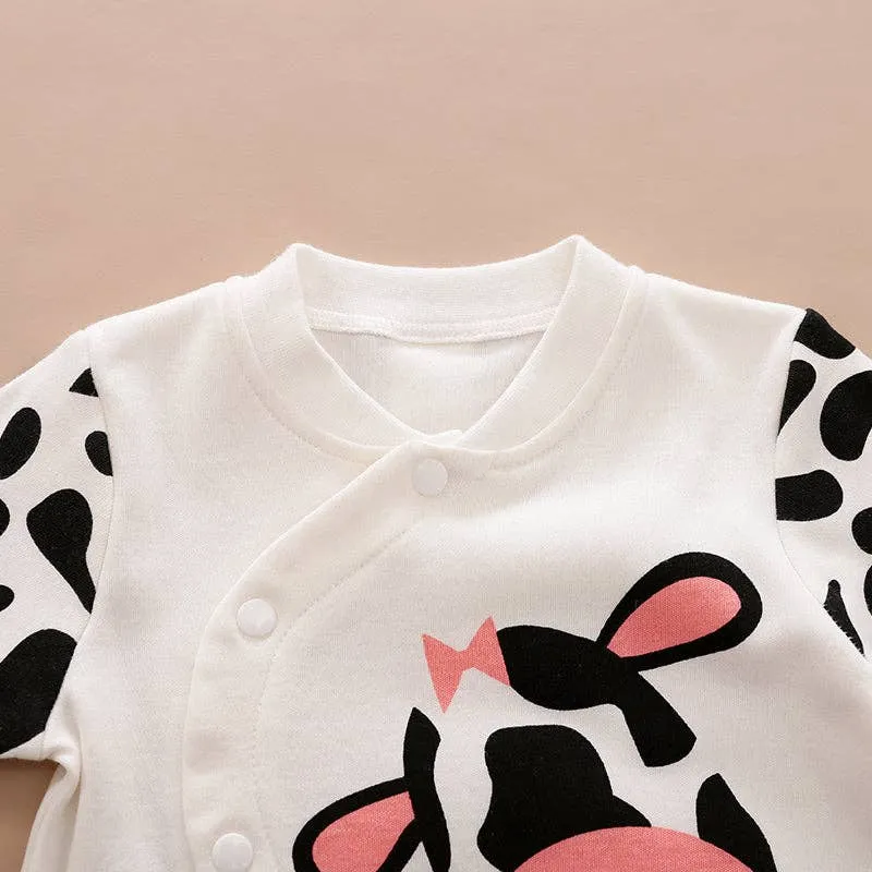 Baby Cow Print Jumpsuit