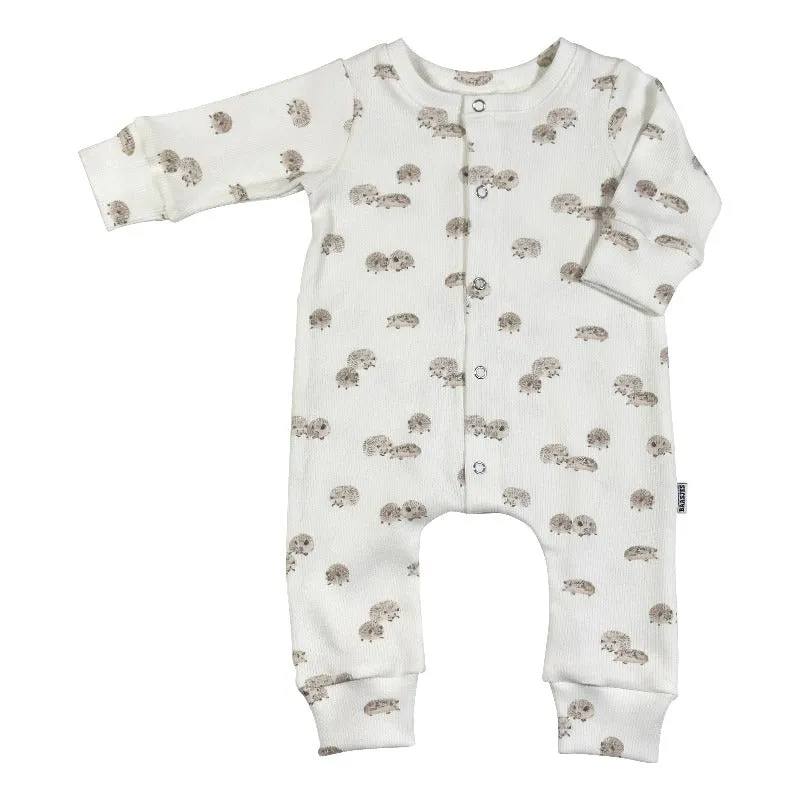 Baby Jumpsuit Rib Egel Creme