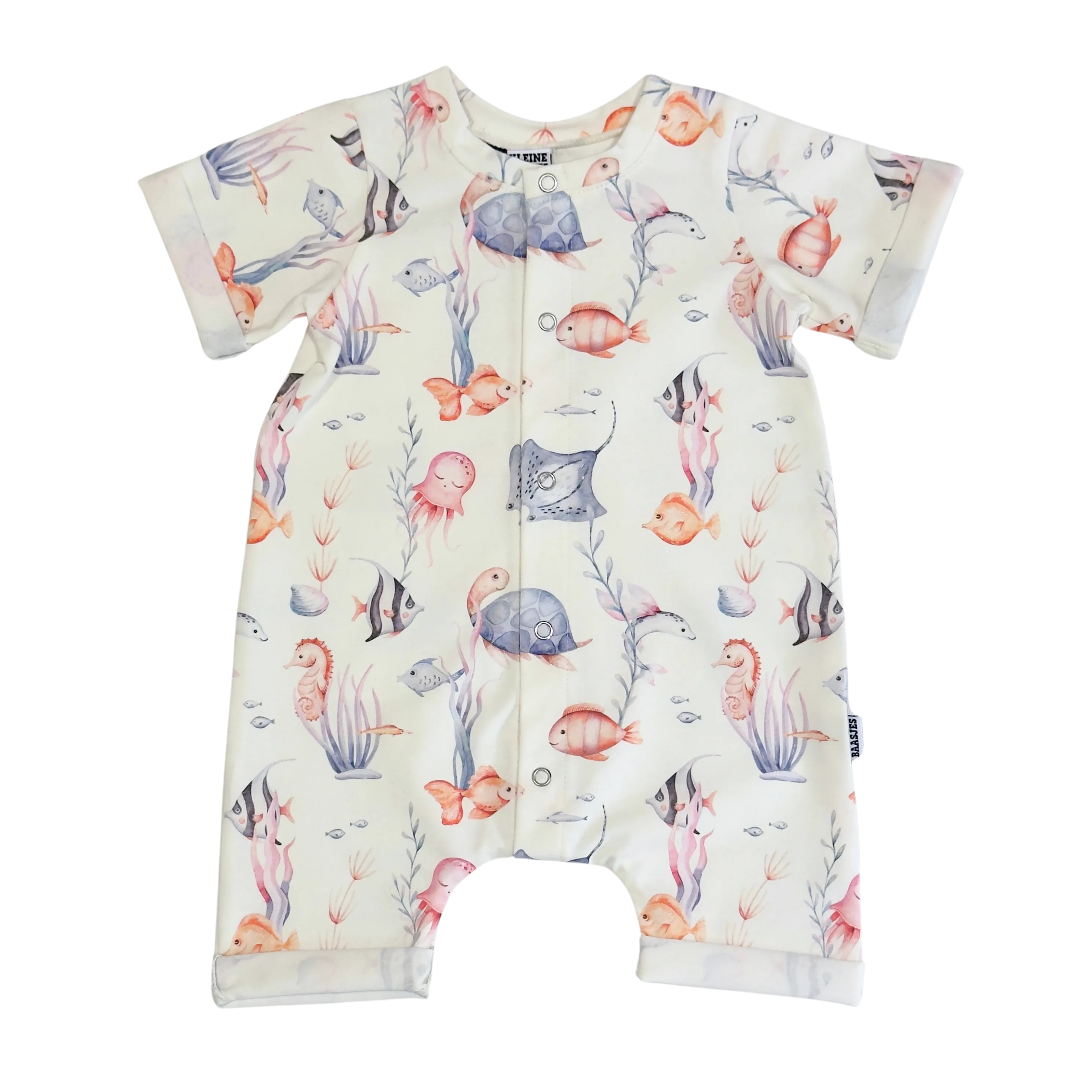 Baby Zomer Jumpsuit Oceaan Dieren