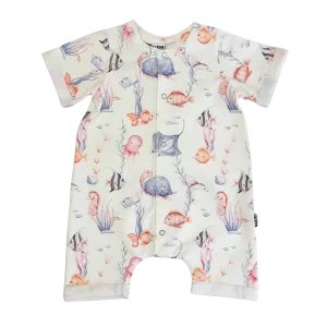 Baby Zomer Jumpsuit Oceaan Dieren