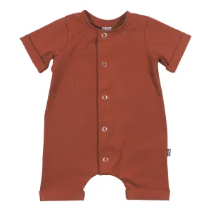 Baby Zomer Jumpsuit Roestbruin