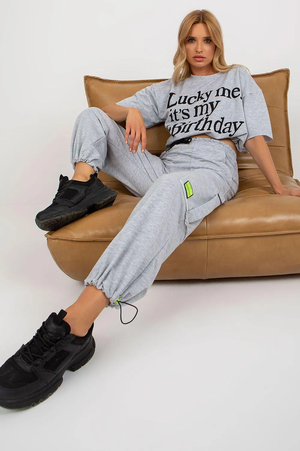 Badu Blouse and Pants Tracksuit Set