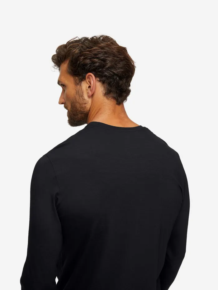 Basel Micro Modal Long sleeve - BLACK