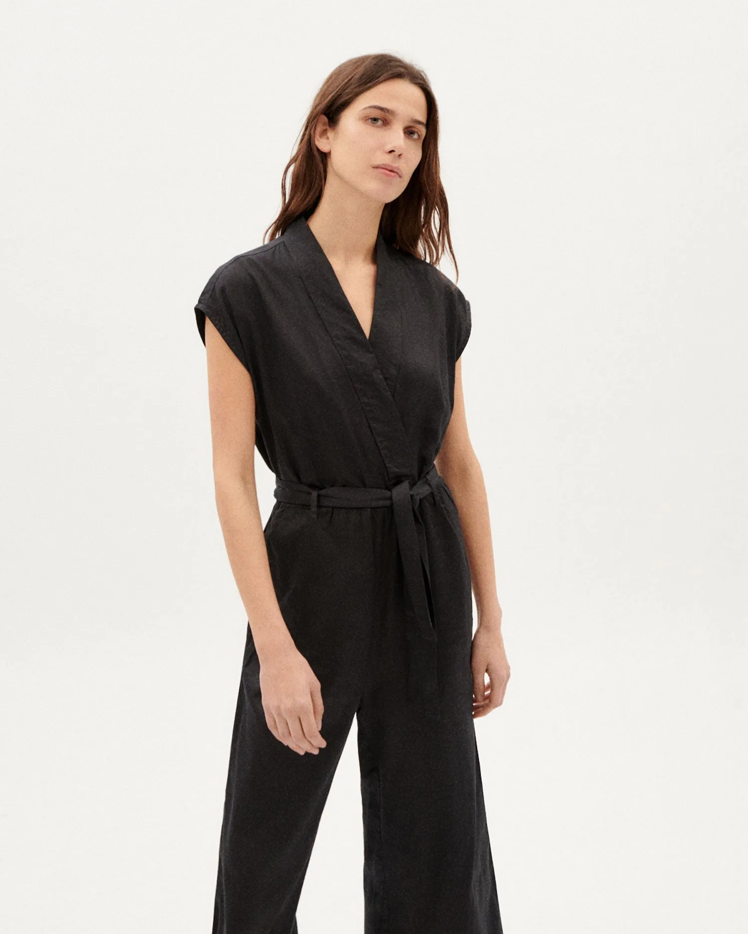 Black Malawi Jumpsuit von THINKING MU