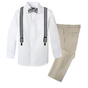 Boys' 4-Piece Customizable Suspenders Outfit - Customer's Product with price 59.95 ID 8jYEAWHUYvwTcSCOUpWPFpnt