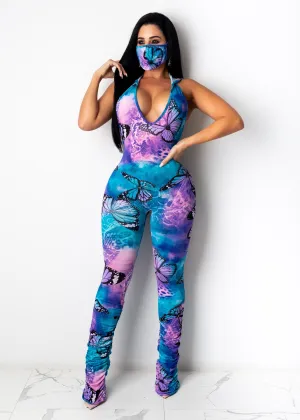 Butterfly kisses jumpsuit