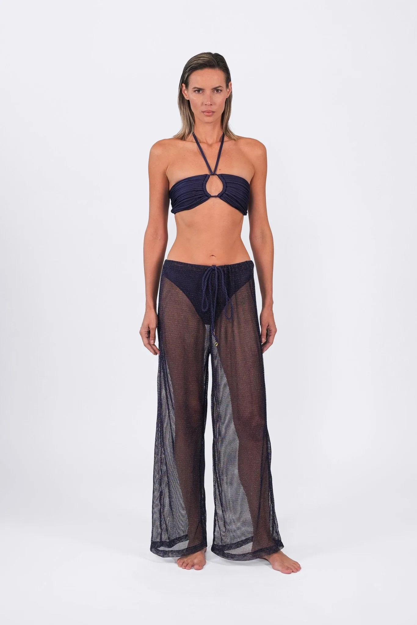 Buzios Shimmer Pants | Dusk Blue