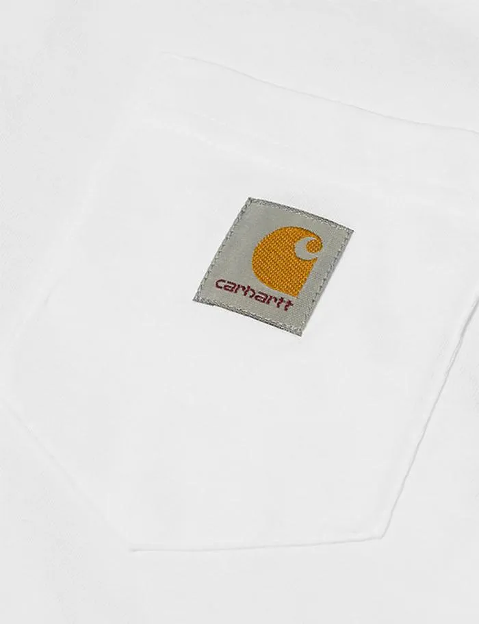 Carhartt-WIP Pocket Long Sleeve T-Shirt - White