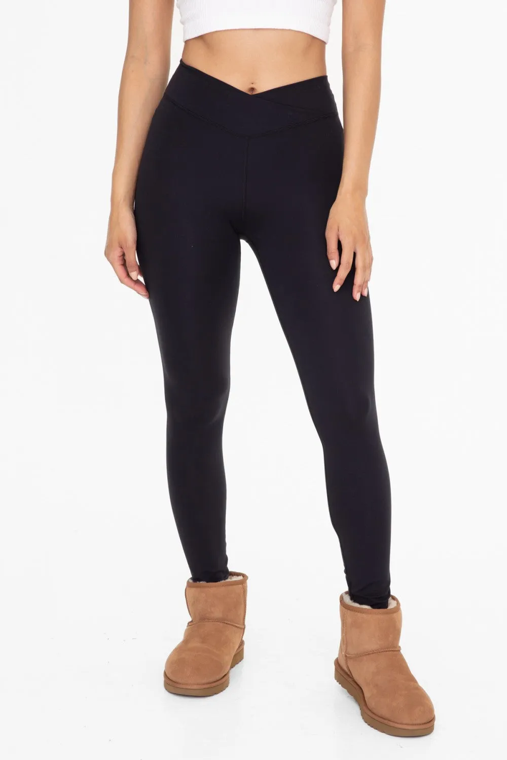 Crossover Waist Yoga Pants