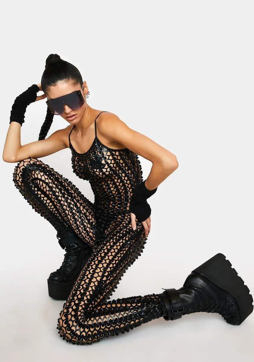 Darky Love So Lucky Fishnet Jumpsuit