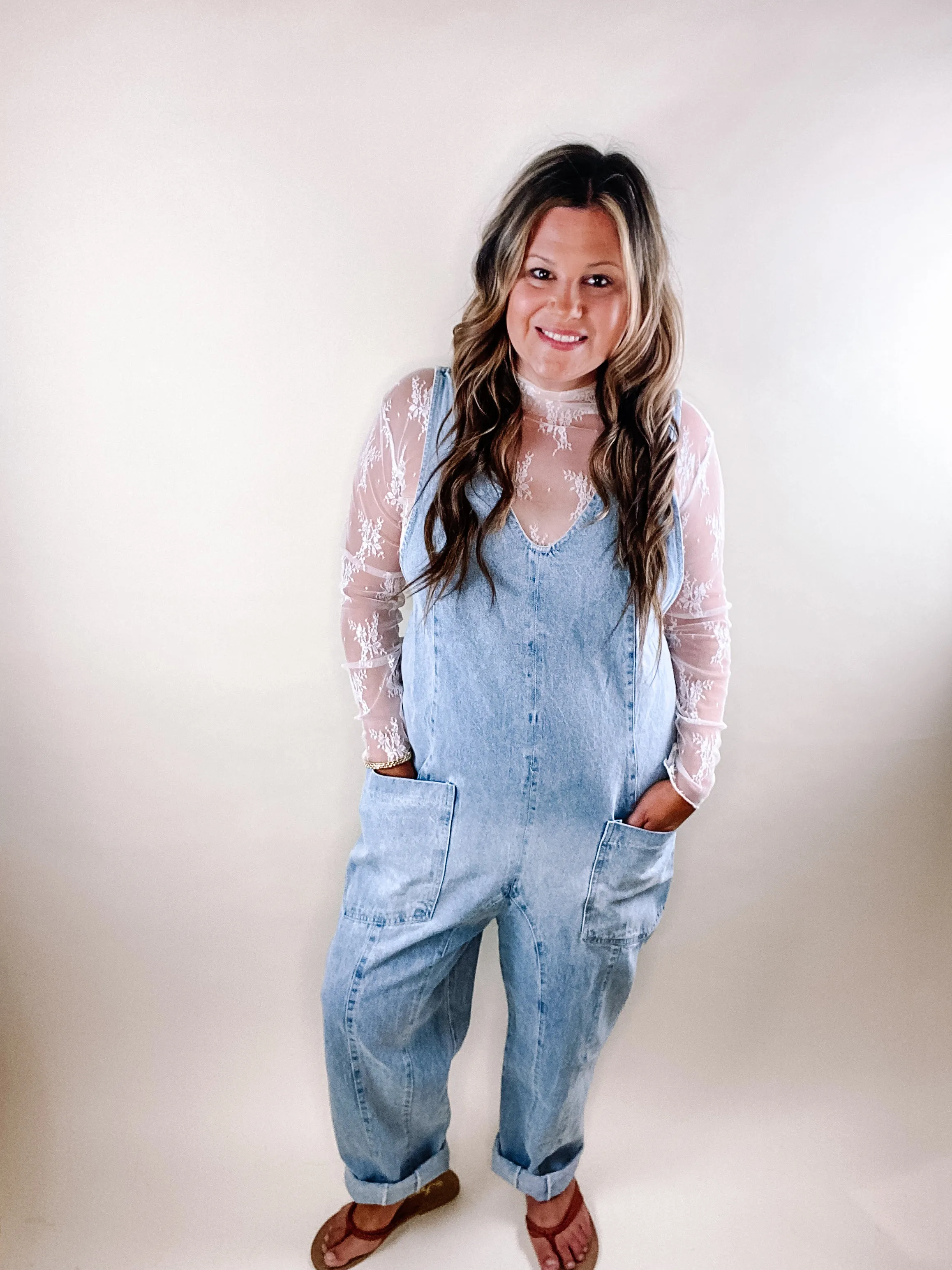 Day In The Life Denim Jumpsuit