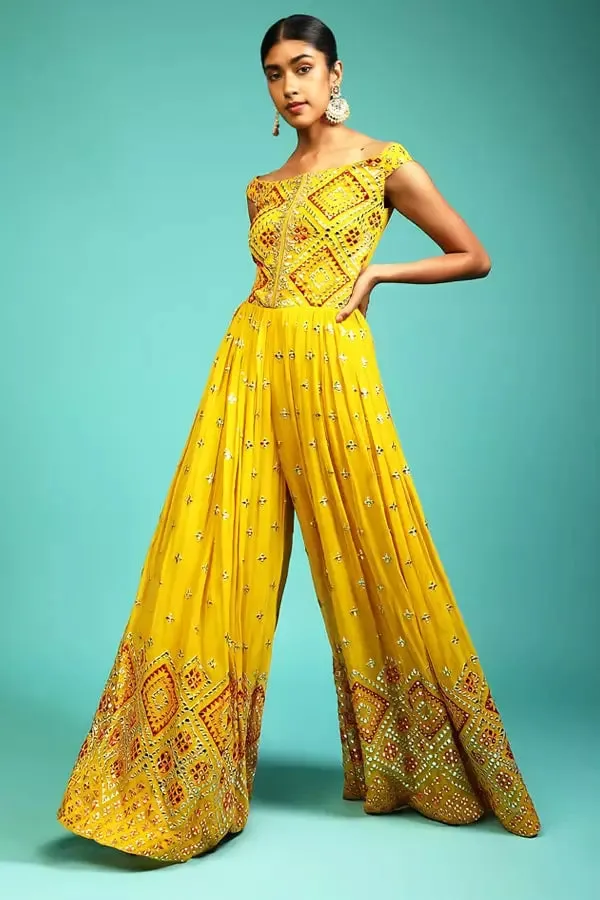 Designer Ethnic Jumpsuit For Wedding 2022