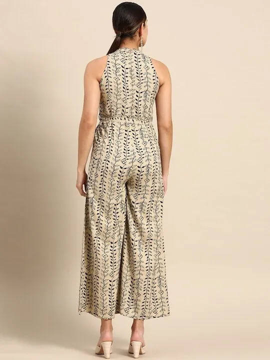 Designer Indian Printed Jumpsuit For Women