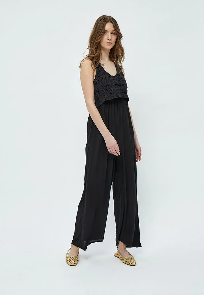 Diana Palazzo Jumpsuit - Black