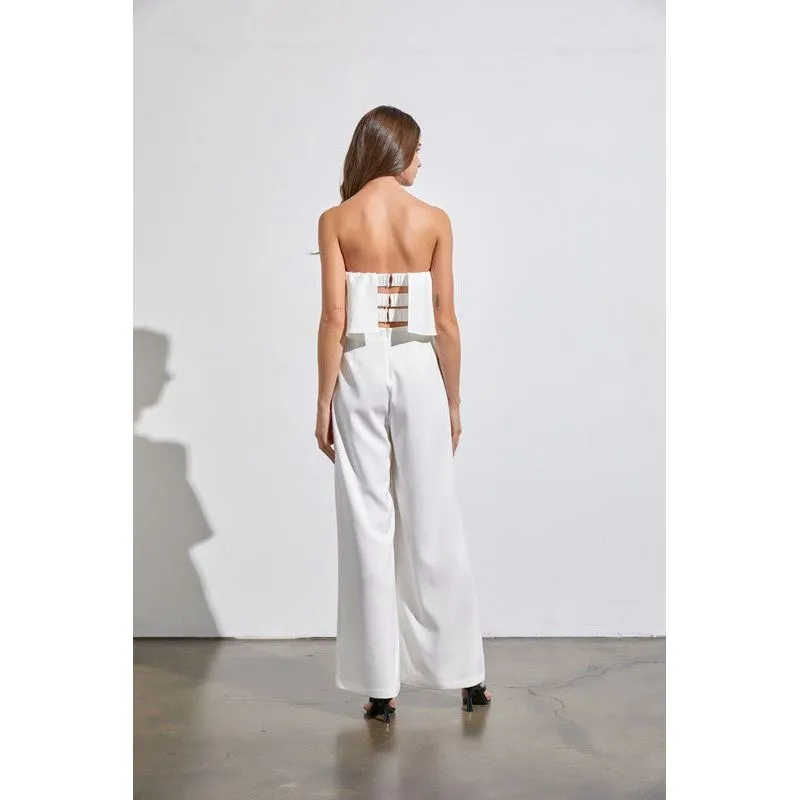 DO   BE COLLECTION Sleeveless Wide-leg Jumpsuit