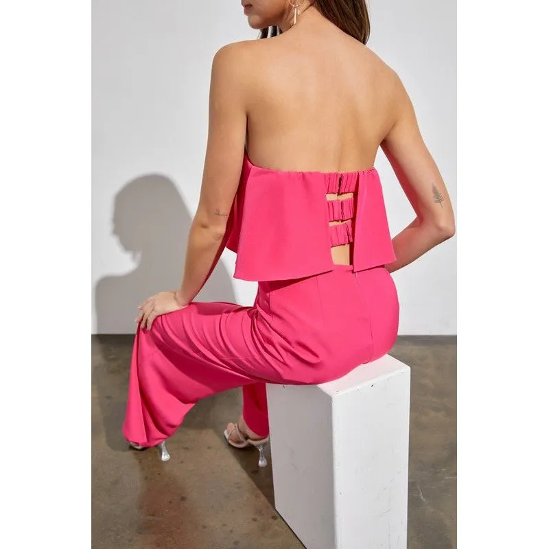 DO   BE COLLECTION Sleeveless Wide-leg Jumpsuit