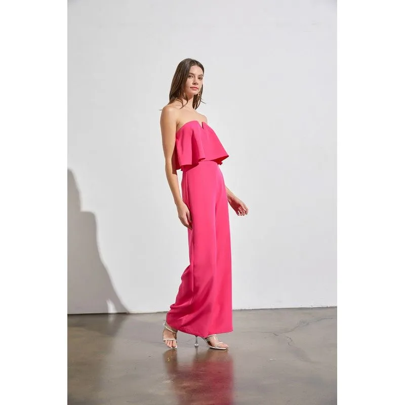 DO   BE COLLECTION Sleeveless Wide-leg Jumpsuit