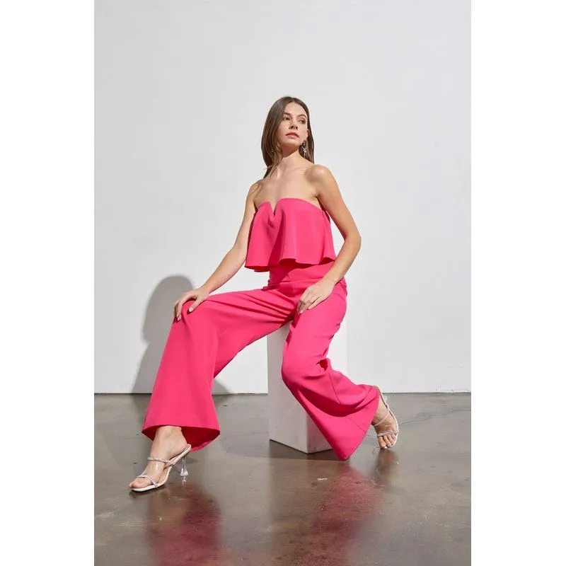 DO   BE COLLECTION Sleeveless Wide-leg Jumpsuit