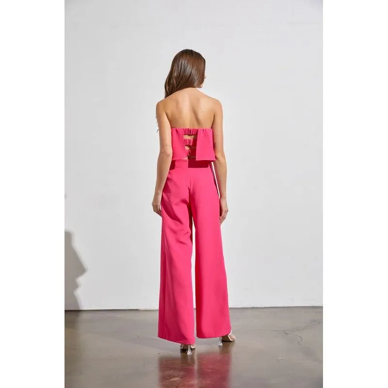 DO   BE COLLECTION Sleeveless Wide-leg Jumpsuit