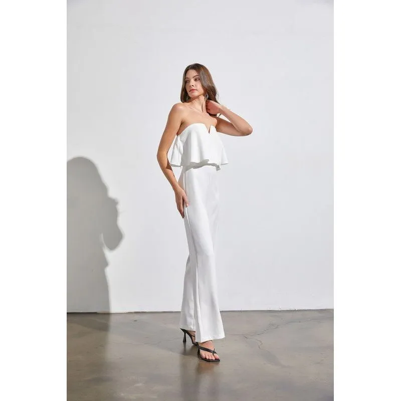 DO   BE COLLECTION Sleeveless Wide-leg Jumpsuit