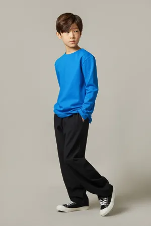 EDUARDO Youth Long-Sleeve T-Shirt Semi Over Relaxed Fit Boys and Girls.