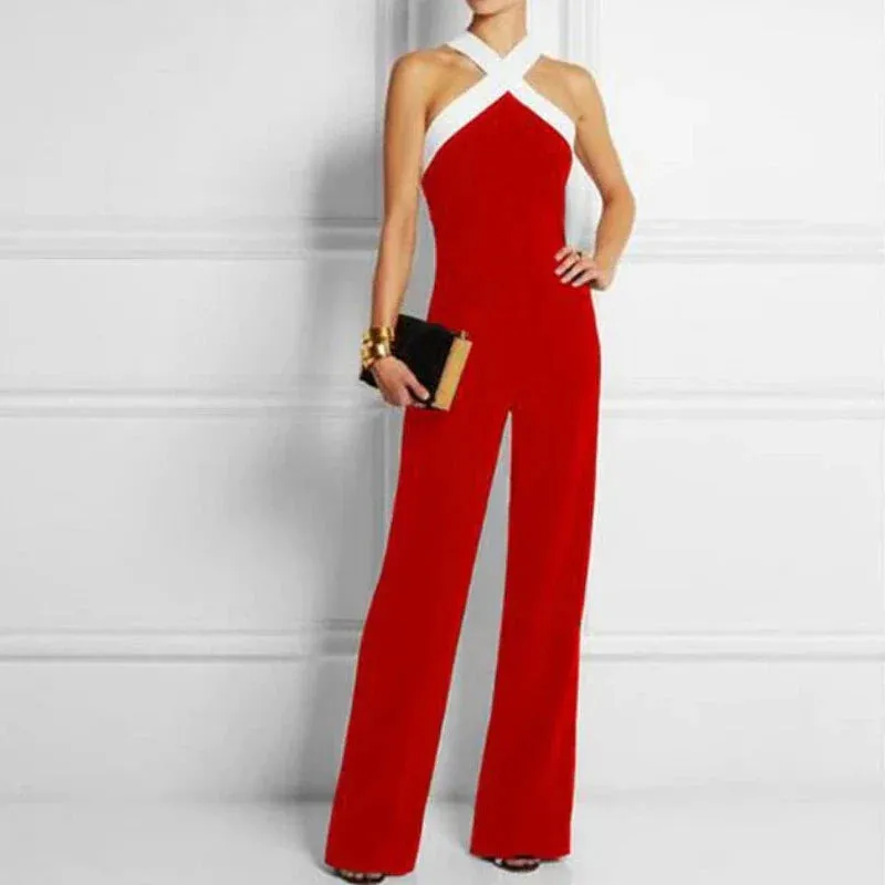 Elegant Halter Neck Jumpsuit