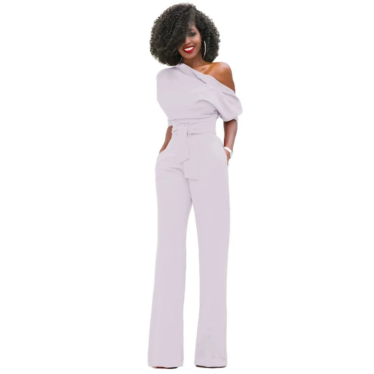 Elegant Women's Summer Jumpsuit with Sleeveless Long Design Eye-Catching