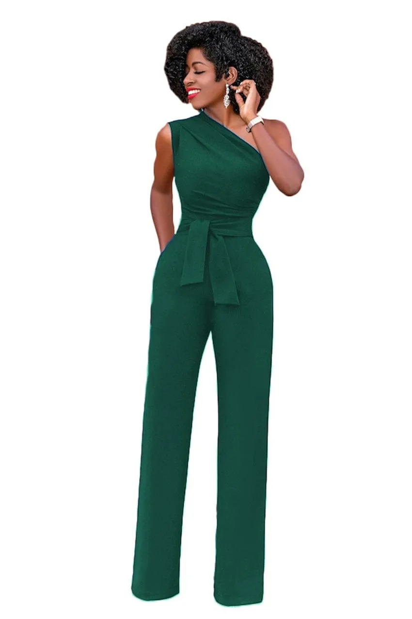 Elegant Women's Summer Jumpsuit with Sleeveless Long Design Eye-Catching