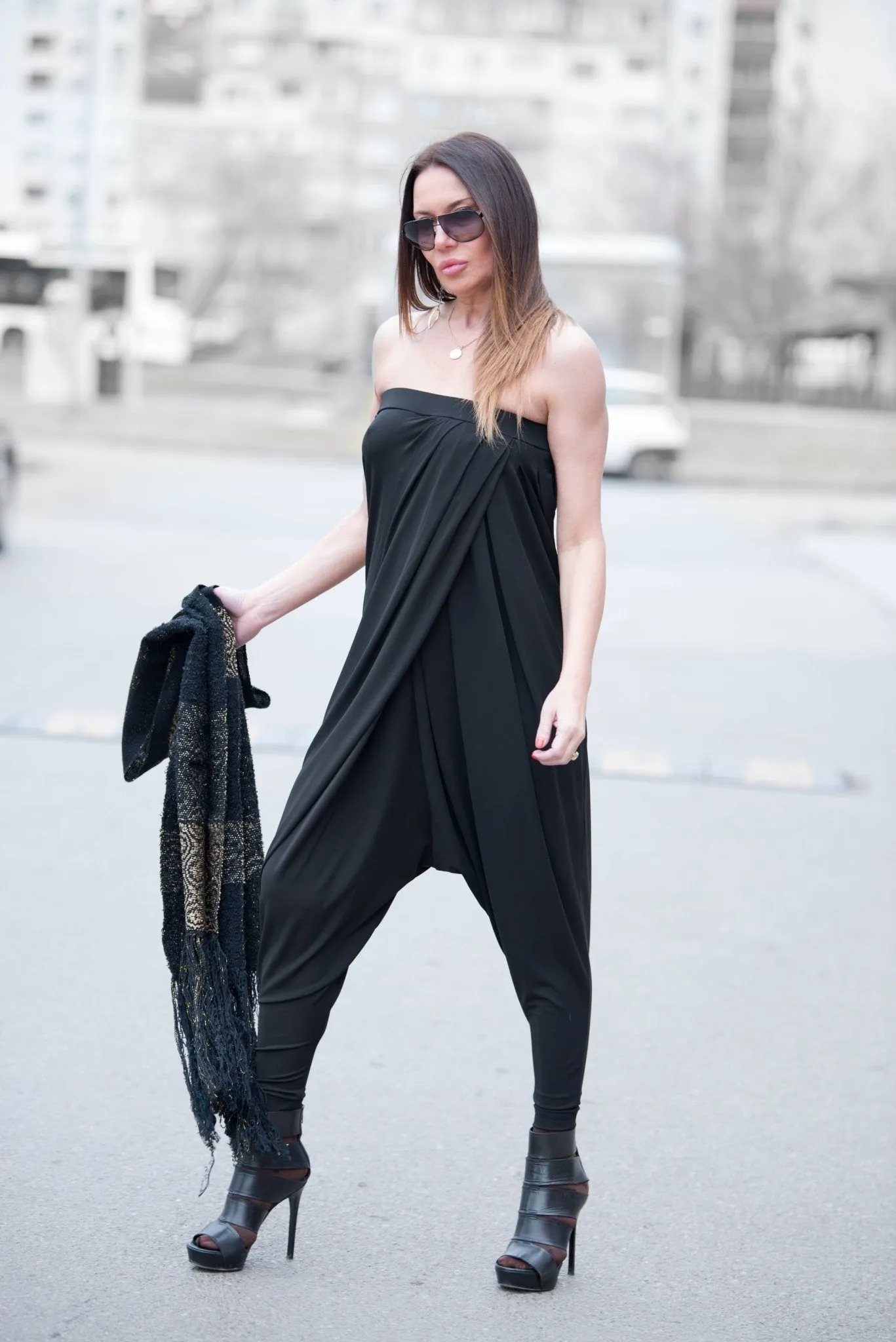 ELIF Off Shoulder Jumpsuit