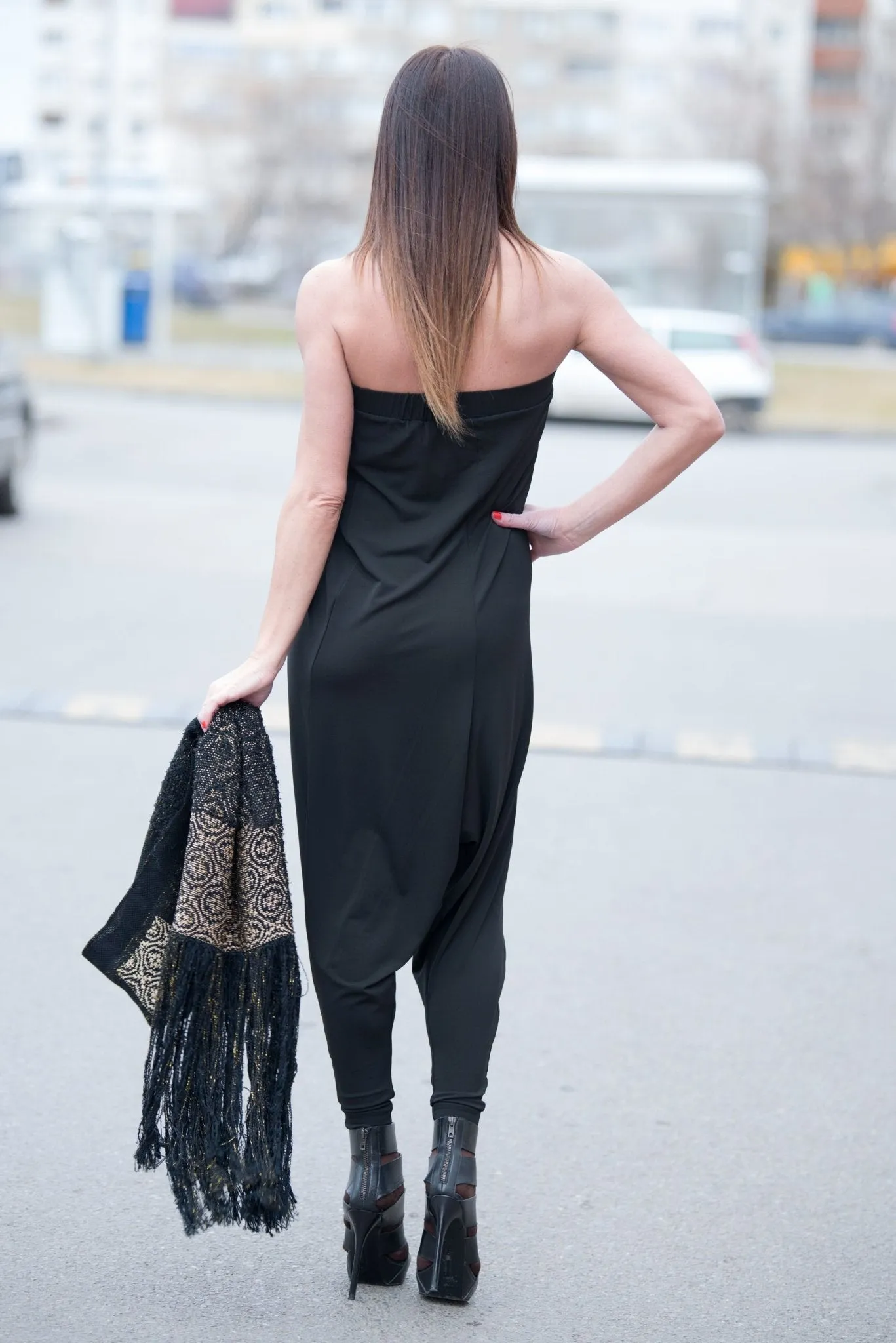 ELIF Off Shoulder Jumpsuit