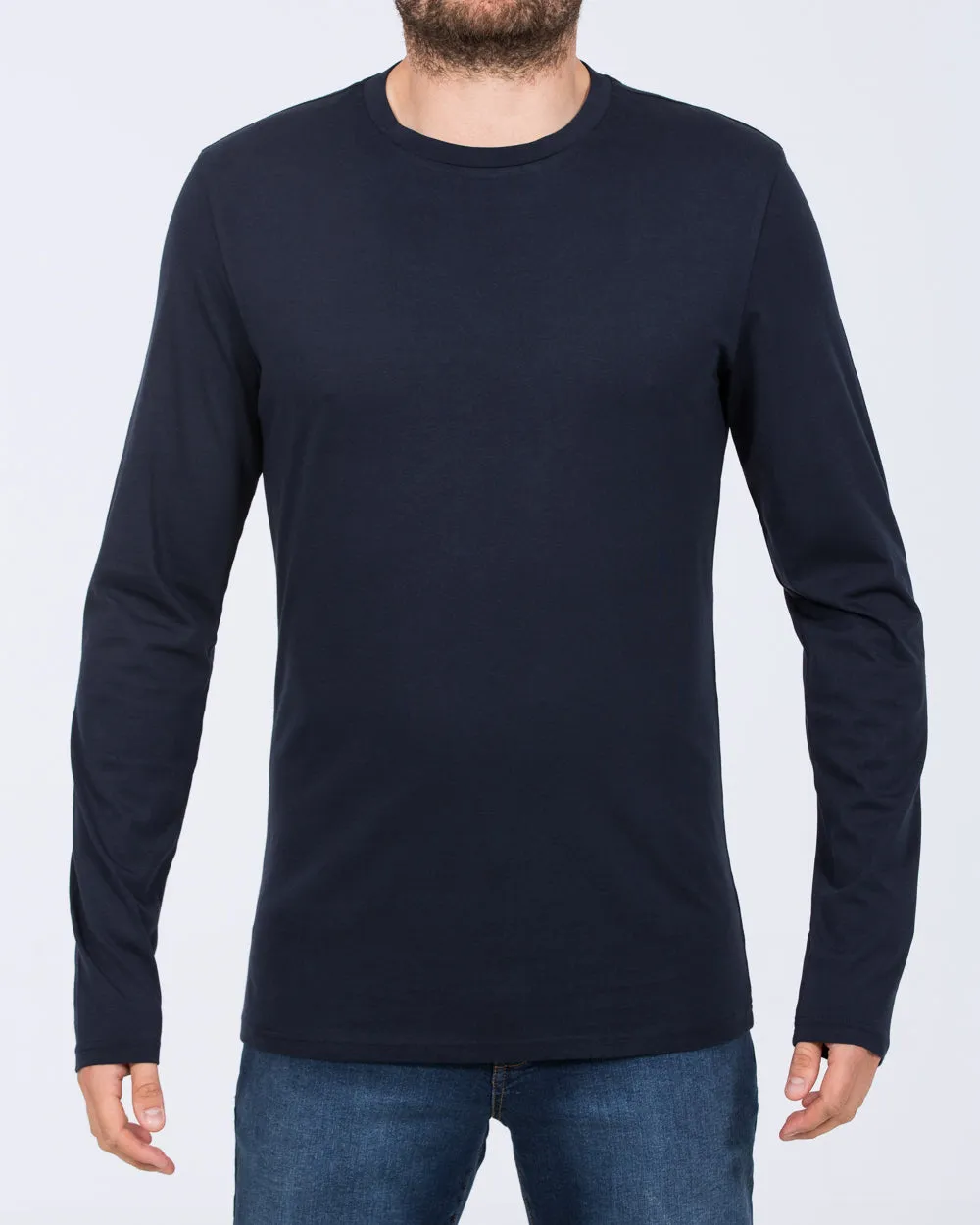 Essentalls Long Sleeve Tall T-Shirt (navy)