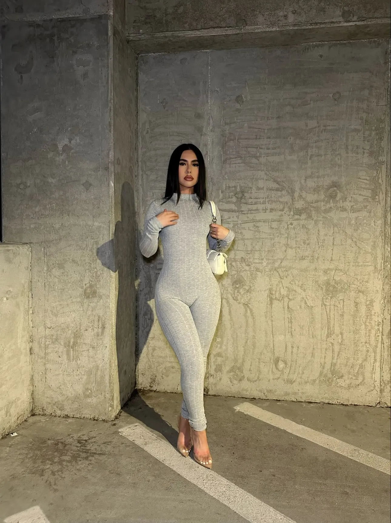 Evelyn Jumpsuit (Grey)