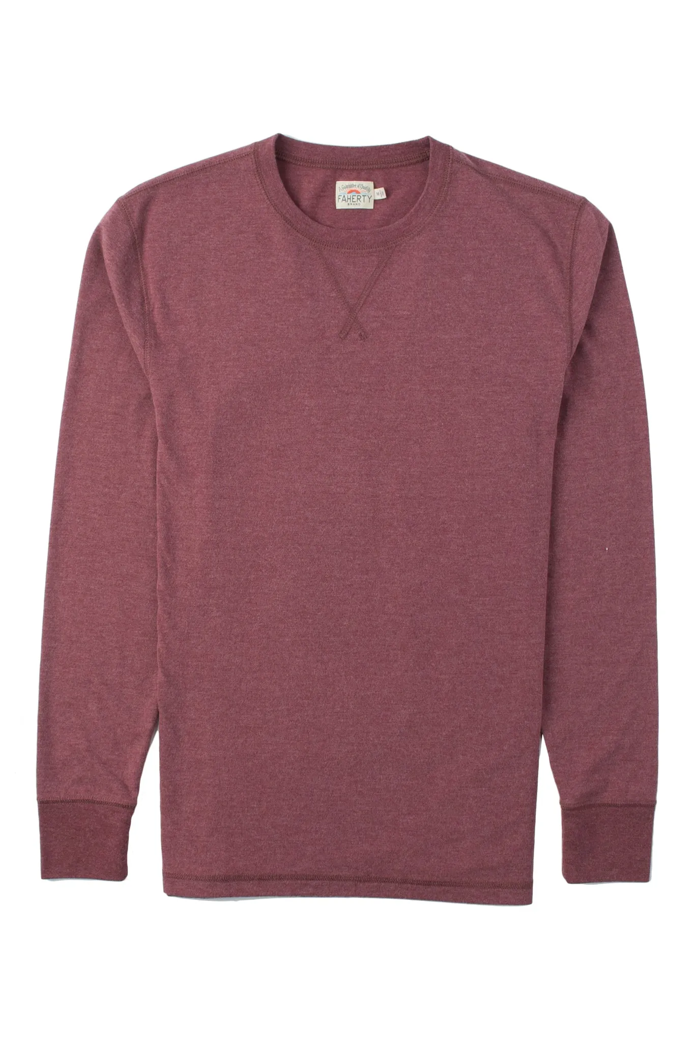 Faherty | Long-Sleeve Notch Crew