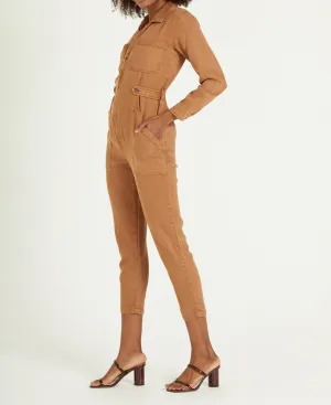 FERGIE JUMPSUIT IN DARK TAN