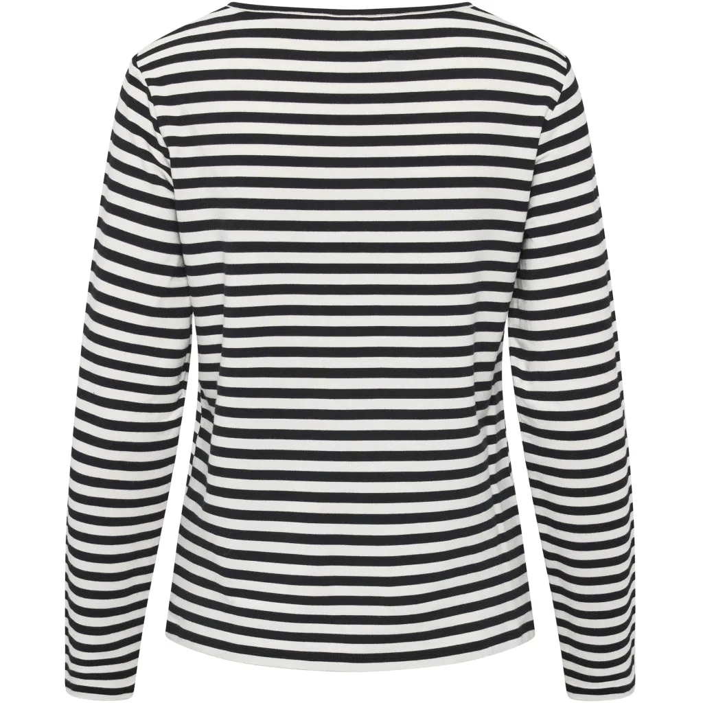 Fie Long Sleeve T-shirt - Black Stripe