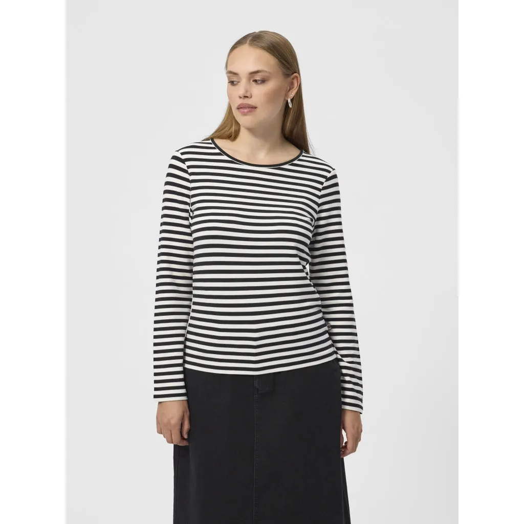 Fie Long Sleeve T-shirt - Black Stripe