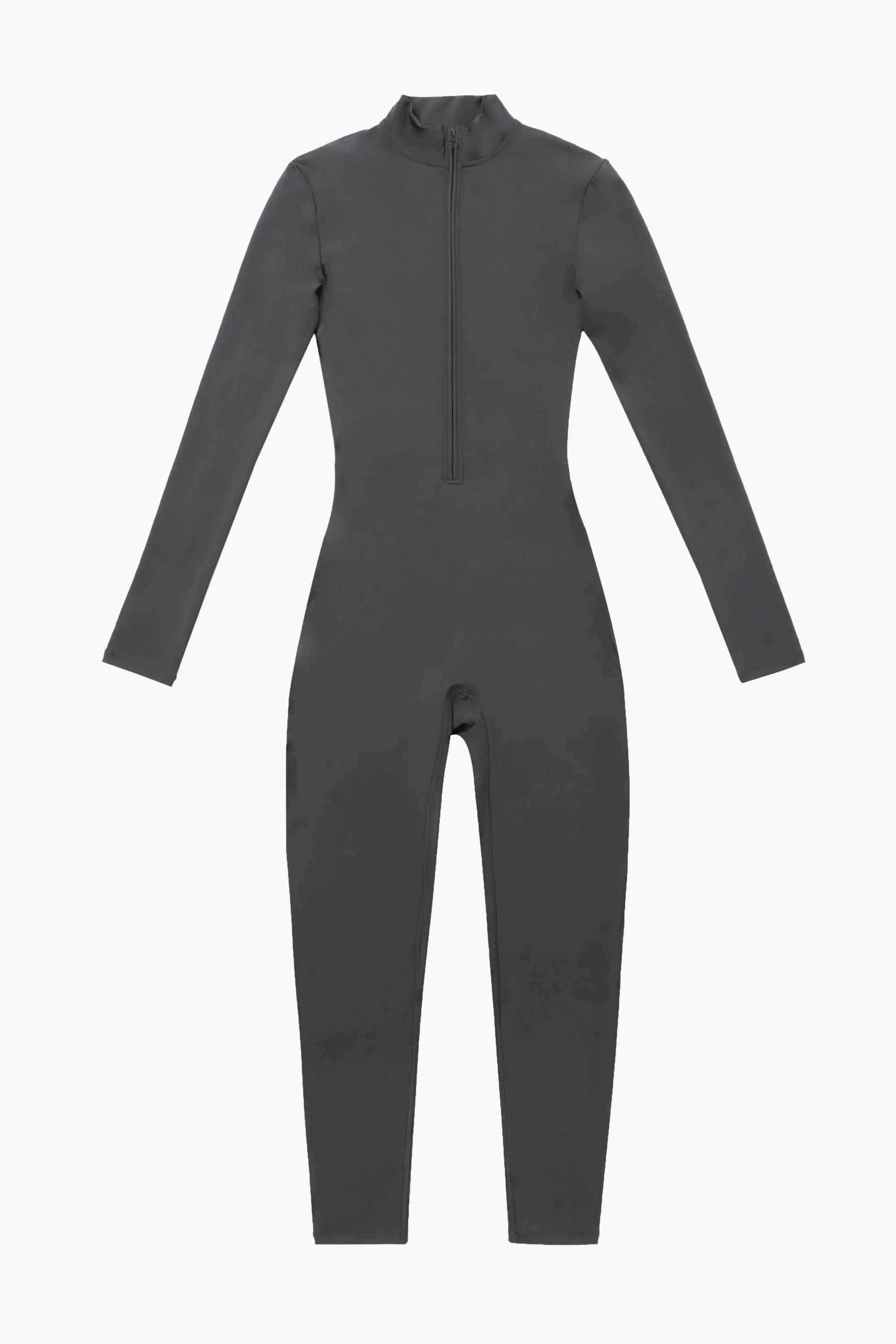 Fleece-Lined Half-Zip Active Jumpsuit